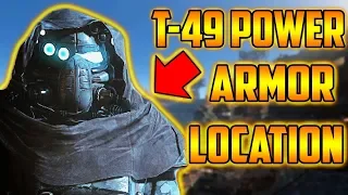 Fallout 4 T-49 Power ARMOR MOD LOCATION (XBOX 1)