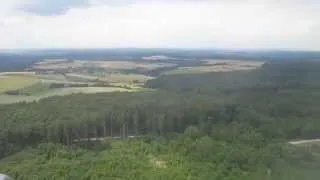 Wizz Air flight from Skopje to Frankfurt, landing at Frankfurt Hahn airport