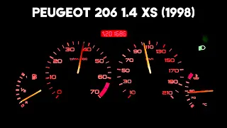 Peugeot 206 1.4 (1998) - Acceleration 0-100