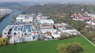 Remseck am Neckar 4K  drone footage