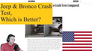 Jeep Wrangler & Ford Bronco Crash Tests