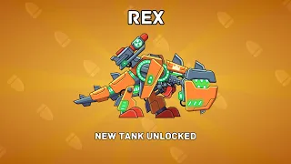 Hills of Steel New Legendary Tank REX Unlocked and MAX Level