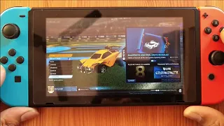 how to enable cross platform play in nintendo switch for rocket league game