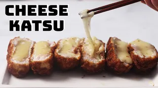 Crispy, Cheesy, Pork Katsu (Pork Tonkatsu with Mozzarella Cheese) // 바삭한 수제 치즈 돈까스 만들기 습식 빵가루 만들기