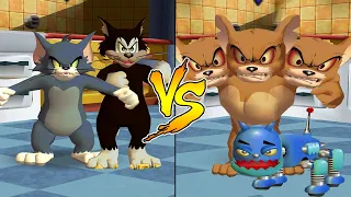 Tom and Jerry in War of the Whiskers Tom Vs Butch Vs Monster Jerry Vs Robot Cat (Master Difficulty)