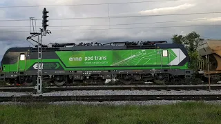 Freight and passenger trains in Zagreb. Teretni i putnički vlakovi u Zagrebu.