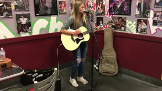 Ava August performs “Valerie” by Amy Winehouse @ Archie’s Ice Cream in Tustin,CA - 6/21/18