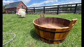 Making A Wooden Tub:  Not As Simple As It Looks
