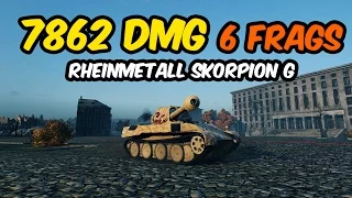 7,9k dmg & 6 frags - Rheinmetall Skorpion G - World of Tanks