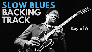 Slow Blues Backing Track in A | 40bpm | 6/8 time