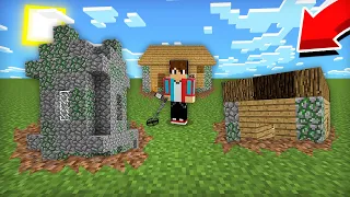 Я ИСКАЛ КЛАД И НАШЁЛ ПОДЗЕМНУЮ ДЕРЕВНЮ ЖИТЕЛЕЙ В МАЙНКРАФТ | Компот Minecraft