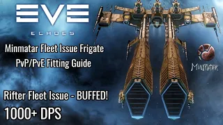 EVE Echoes - Rifter Navy Issue BUFFED!  PvP/PvE Fitting Guide - Boosted DPS, Extra PG & 4 Low Slots!