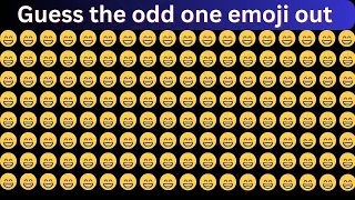 Find the odd emoji out | find the odd emoji hard challenge | find the odd one out.