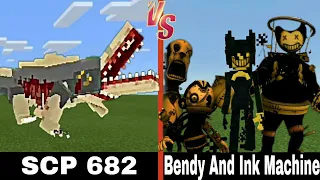 SCP 682 vs. Bendy and the Ink Machine | Minecraft (INTENSE!)