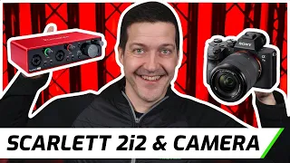 Connect Scarlett 2i2 to Video Camera