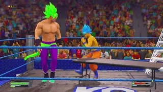 Goku Vs Broly WWE 2K22
