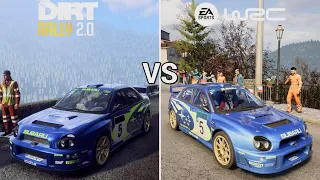 Dirt Rally 2.0 Vs EA Sports WRC Comparison Side by Side - Sounds, Physics & Graphics