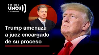 Trump AM3NAZA a juez colombiano Merchan que lo procesa