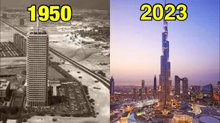 Dubai Evolution from 1950 to 2023 | Timelapse