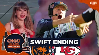 POSTGAME: Justin Fields, Chicago Bears blown out by KC in front of Taylor Swift | CHGO Bears Podcast