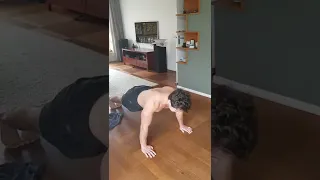 pushups while kissing the ground