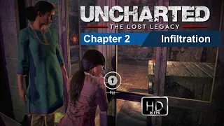 Uncharted The Lost Legacy Walkthrough Gameplay Chapter 2 – Infiltration / No Commentary (PS4 PRO)