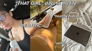 "THAT GIRL" days in my life ☀️ morning routine, selfcare, being consistent, book shopping & more