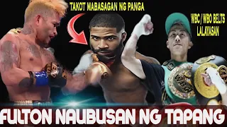 CASIMERO TINODO NA TALAGA NI FULTON ANG PAGIGING TURTLE NAUBUSAN NG TAPANG WBC / WBO BELT IBABAKANTE