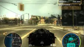 nfs:MW gameplay evading cops