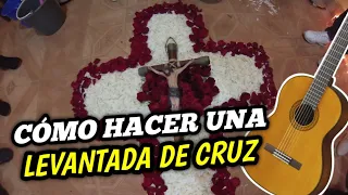 ¿Cómo hacer una levantada de cruz para un difunto? Paso a paso