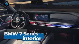 Luxury interior of 2023 BMW M760e xDrive - #BMW7SERIES