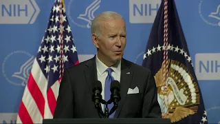 Biden visits the National Institutes of Health, delivers remarks on the pandemic
