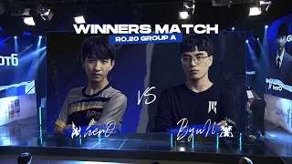 [2022 GSL Season 3] Ro.20 | Группа A | Матч 3 — Winners: herO (P) vs. ByuN (T)