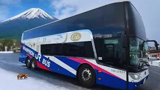 Riding Japan’s 8.5 hours Double-Decker Bus OSAKA to TOKYO