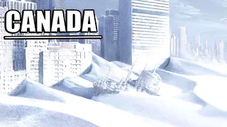 Ice Apocalypse in Canada ! Vancouver is buried by strong winds and snowfall!