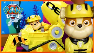 Best Rubble Construction Truck Missions! | PAW Patrol 1 Hour Compilation | Toy Pretend Play for Kids