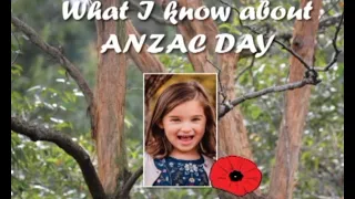 What I know about ANZAC day | Story for young children