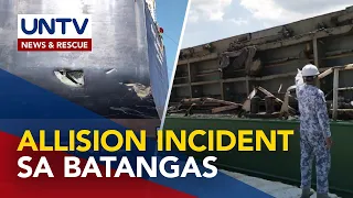 Assessment sa nangyaring allision incident ng 2 barko sa Mabini, Batangas, nagpapatuloy
