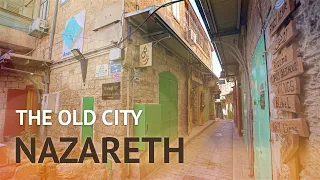 Walking around the old city Nazareth | the old market city tour ( Souq ) | Nazareth in 2020