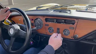 1979 Triumph Spitfire driving