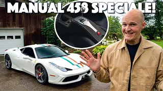 Driving The World's Only MANUAL Ferrari 458 Speciale!