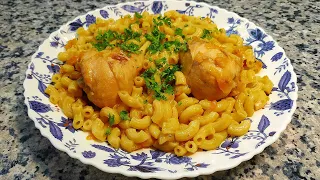 Куриная голень с макаронами. ВКУСНО и ПРОСТО! Chicken drumstick with pasta