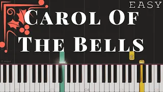 Carol Of The Bells | EASY Piano Tutorial