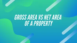 Gross area vs Net area of a property