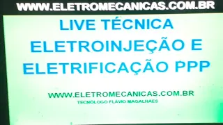 Live Eletroinjeção e Eletrificação.