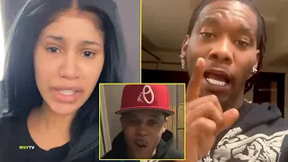 Cardi B Reacts To Offset 'Snitching' On Nicki Minaj's Husband 'Keep Offset's Name Yall Mouth'