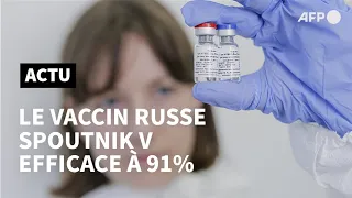 Covid-19: le vaccin russe Spoutnik V efficace à plus de 91% | AFP