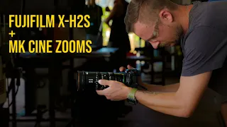 FUJI X-H2S + FUJINON MK CINE ZOOMS // Behind the scenes commercial shoot