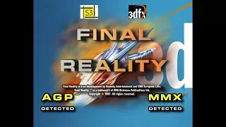 Final Reality benchmark (1997) S3 Savage 4 Pro + 3dfx Voodoo 2 12MB