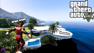 Gta 5 Iron Man Mansion Mod Tamil Gameplay | Iron Man | PEW PEW